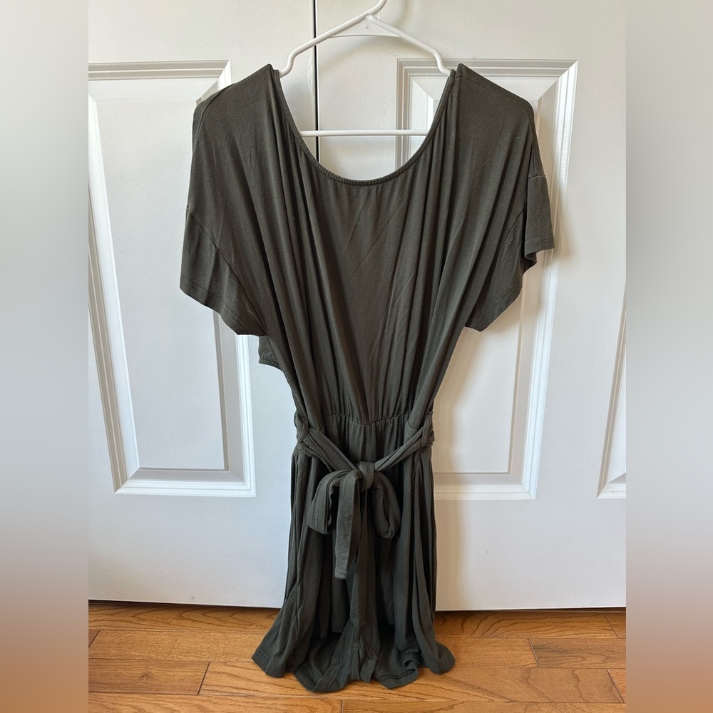 Green flowy romper